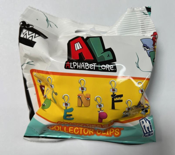 Blind Bag - Alphabet Lore Mystery Figure Clip Pack [1 Random Bag]