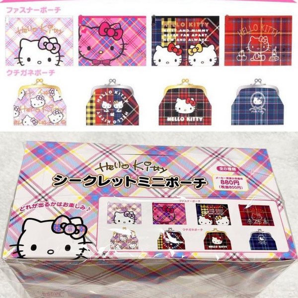 Sanrio - Hello Kitty 50Th Anniversary Secret Pouch Dress Tartan [1 Random Mystery Box]