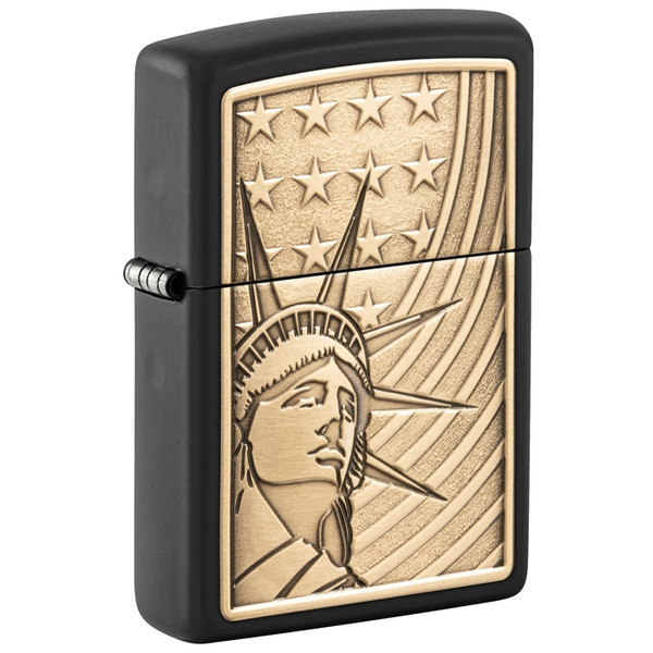 Lady Liberty Emblem Zippo