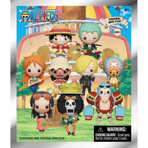 3D Foam Key Ring - One Piece (Series 3)