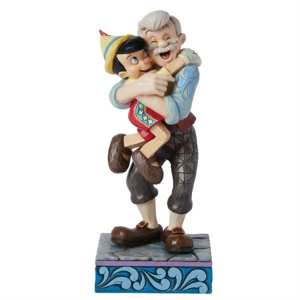 Disney - Geppetto & Pinocchio Hugging (Disney Traditions)