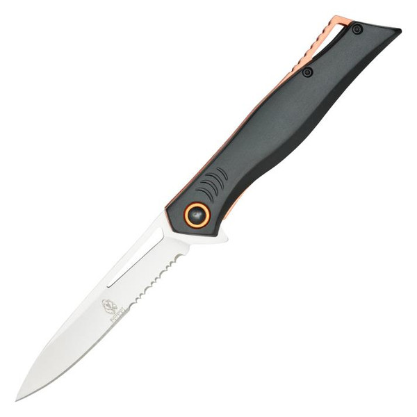 Buckshot Gills Handle (BLACK) A/O Pocket Knife