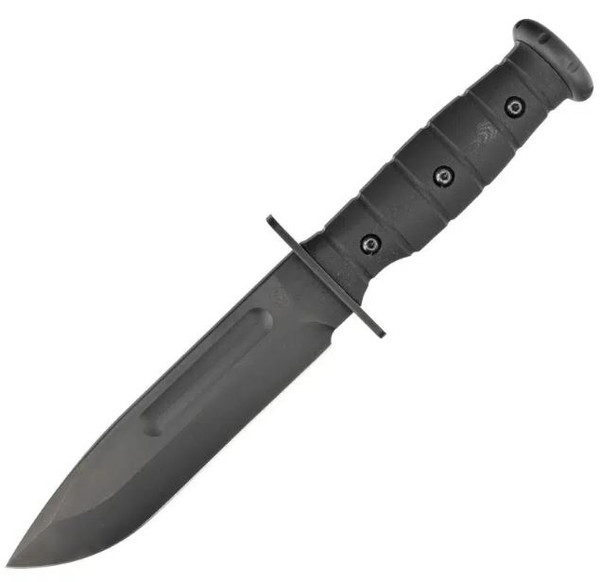 Medford USMC Fighter Black G10 (6.5" Black S35VN) Fixed Blade Knife