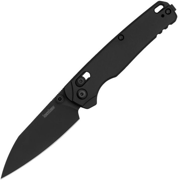 Kershaw Bel Air DuraLock Knife Black Aluminum (3.1" Black PVD MagnaCut)