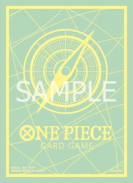 One Piece TCG: Official Sleeves Standard Mint Green & Lemon 70CT (Set 9)
