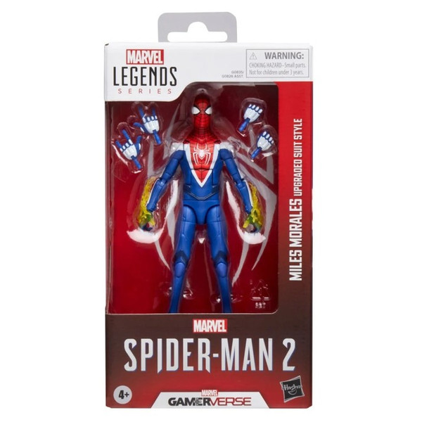 Marvel Legends - Spider-Man Miles Morales Upgraded Suit 6-Inches (Series Gamerverse) Action Figure