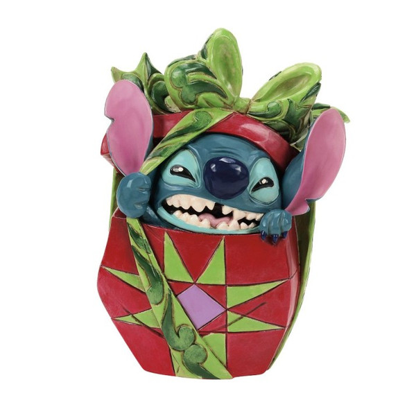 Disney - Stitch Tearing Present (By Jim Shore)