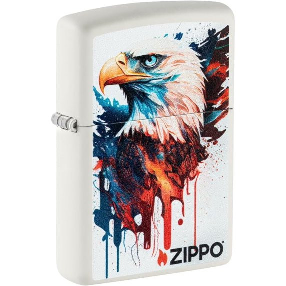 Painted Eagle Design Zippo