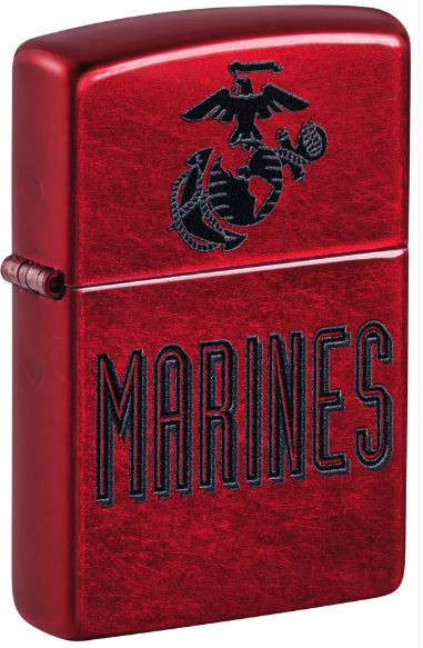 U.S. Marine Corps Candy Apple Red Zippo