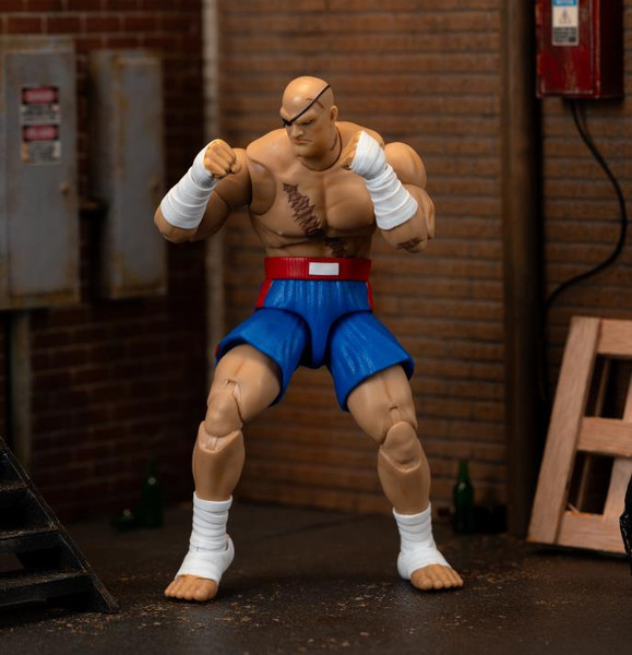 Action Figure - Sagat - Street Fighter [Metal Die-Cast] 1:12 Deluxe