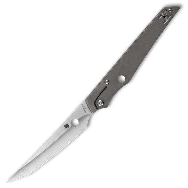 COBOL Split Knife Titanium (3.6" Satin M390) Spyderco C273TIP