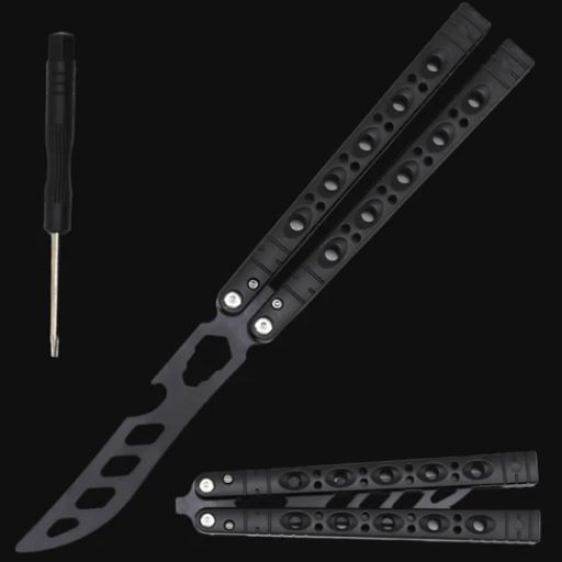 Butterfly Trainer (BLACK) Circle Pattern Handle