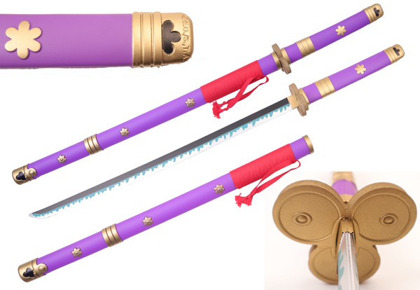 Foam - Zoro Enma (Purple) Samurai Sword Official Licensed 40" (One Piece Anime)