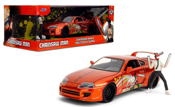 Model Car - 1:24 Chainsaw Man & 1995 Toyota Supra