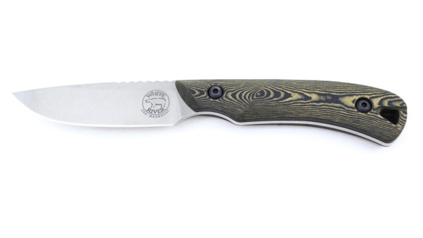 Axiom Fixed Blade Maple / Black Richlite (2.9" Stonewash MagnaCut) White River | WRSS-AXM-RMB