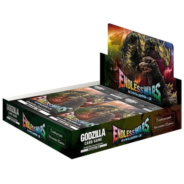 Godzilla Card Game Booster Set 04 Endless Wars [Sealed Booster Box] 12 Packs