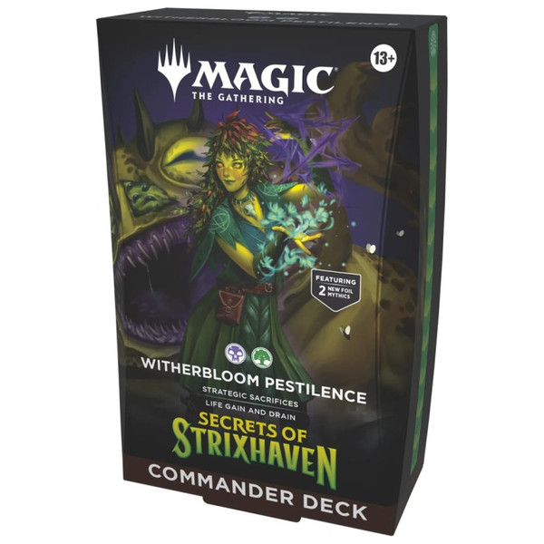 MTG: Secrets of Strixhaven (Commander Deck) Witherbloom Pestilence "Magic The Gathering"