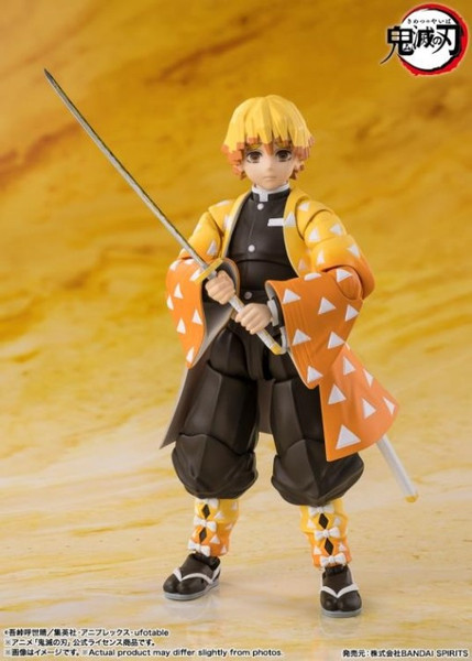S.H. Figuarts Bandai - Zenitsu Agatsuma "Demon Slayer Kimetsu no Yaiba"