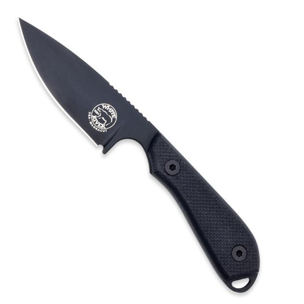 M1 Backpacker Pro Fixed Blade Black G-10 (3" Black PVD Coated MagnaCut) White River WRM1-TBL-CBIMAG