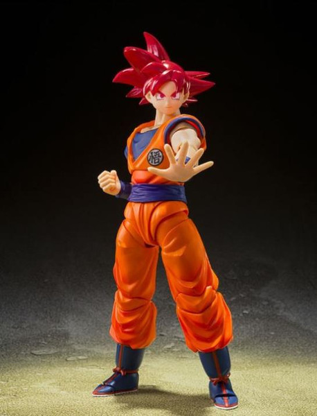 S.H. Figuarts Bandai - SUPER SAIYAN GOD SON GOKU - SAIYAN GOD INSTILLED WITH THE LIGHT OF RIGHTEOUS HEARTS- "Dragon Ball Super"