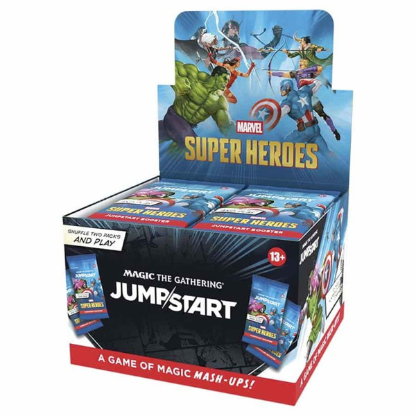 MTG: Marvel Super Heroes Jumpstart (Sealed Display Box) 24 Packs "Magic The Gathering"