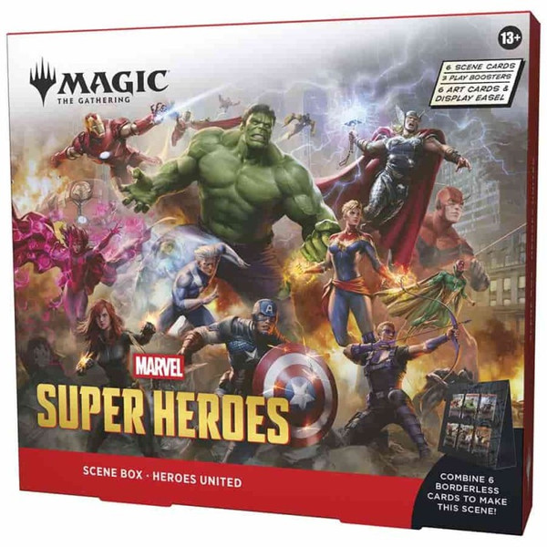 MTG: Marvel Super Heroes (Heros United Scene Box) "Magic The Gathering"