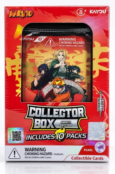 Naruto TCG: Earth Scroll 002 Smriti Collectible Cards [Sealed Collector Box] 10 Packs