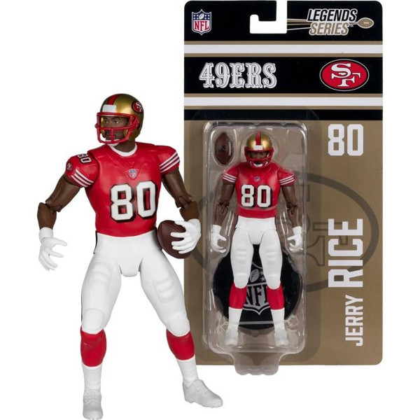 NFL SportsPicks - San Francisco 49ers Jerry Rice (Action Figure) Legends Series