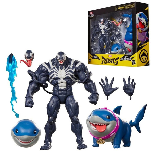 Marvel Legends Series Rivals - Venom & Jeff the Land Shark (Action Figure) 6-Inch