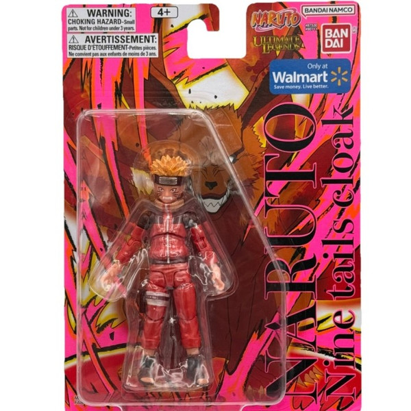 Ultimate Legends - Naruto Uzumaki (Nine Tails Cloak) 5" Action Figure - Walmart Exclusive