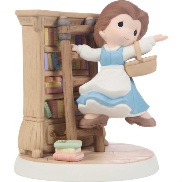 Disney - Belle In Library On Ladder Figurine (Precious Moments)