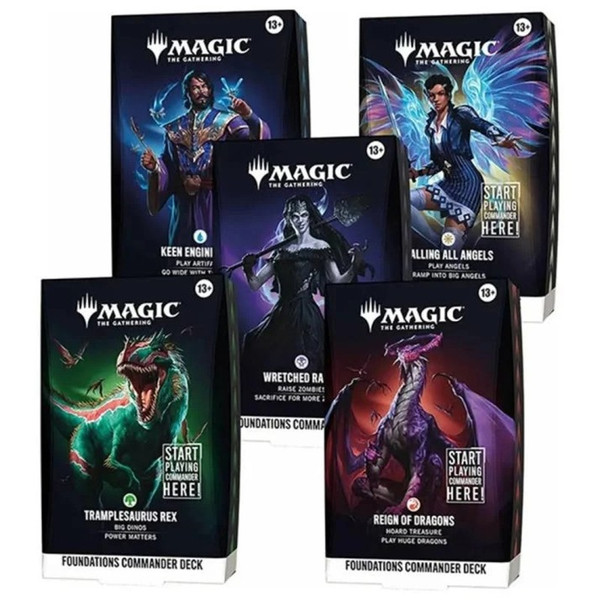 MTG: FDN Foundation Sealed [Set of 5] (Commander Deck) "Magic The Gathering"