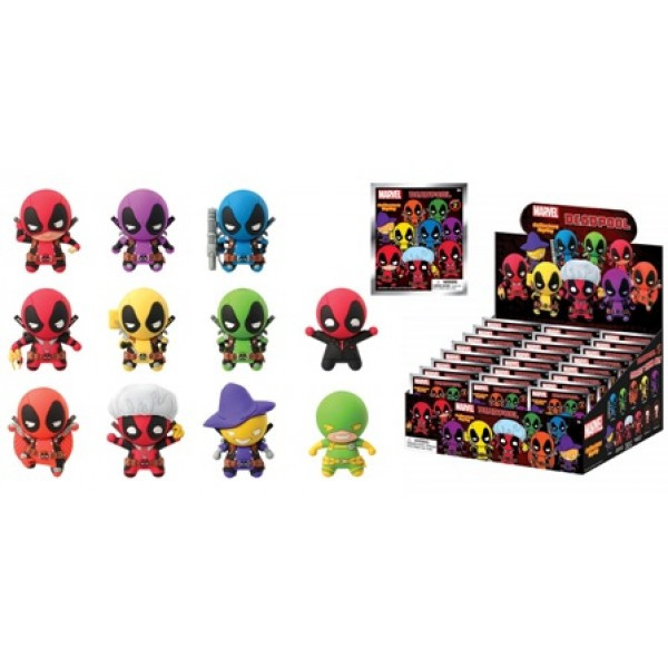 Marvel Deadpool (Series 2) 3D Foam Bag Clip [1 Random Bag]