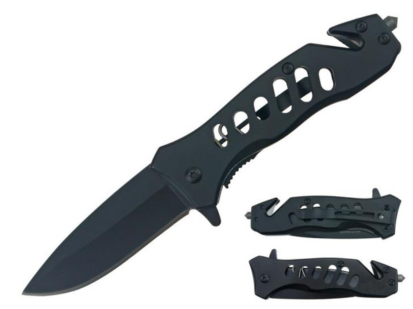 Pocket Knife A/O BLACK (Med)