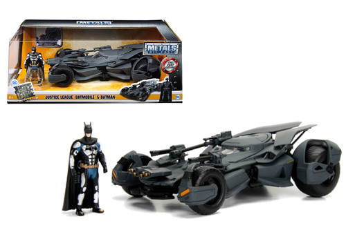 Model Car - 1:24 Justice League - Batmobile & Batman