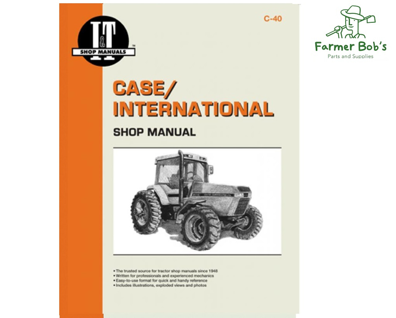 C40 Case International Manual Covers Models 7110 71 7130 7140 Farmer Bobs Parts And Supplies Llc