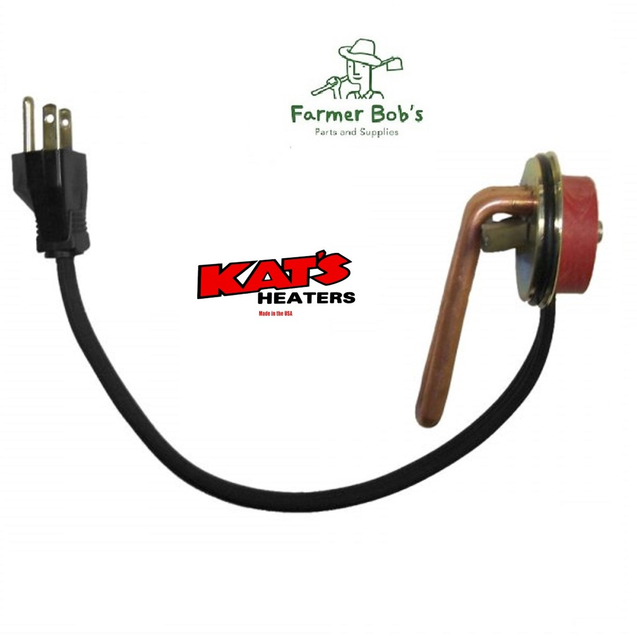 Kat's Frost Plug Engine Heater 2" NPT 1000 Watts w/ 120 Volt Cord USA