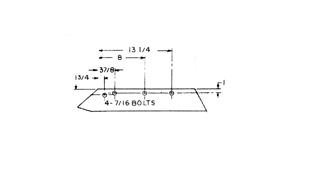 Rib Share Fits IHC Super Chief Plows with 14" Bottoms 4 Hole wiese