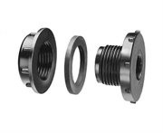 Hypro Poly Bulkhead Sprayer Tank Adapter Fitting 2" FPT & 31/8" OD w