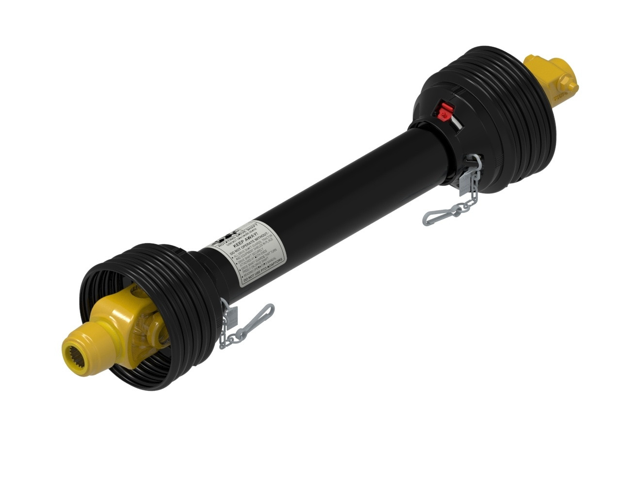 Weasler 35" Complete PTO Driveline 1-3/8" 21 Spline x 1-1/8" Hex ...