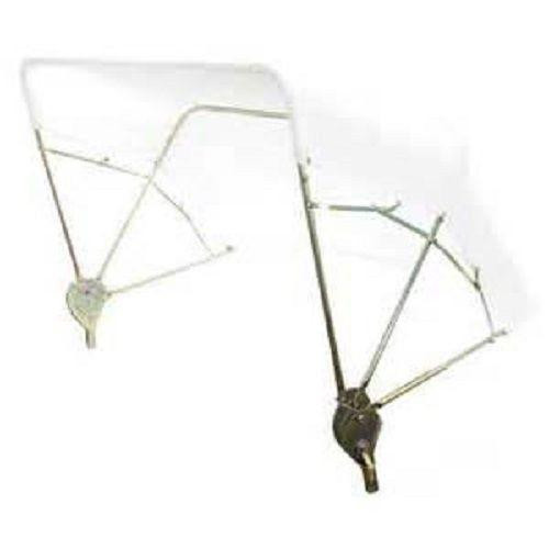 White 3 Bow 40" Buggy Top Tractor Umbrella Frame & Canvas Cover TBT3