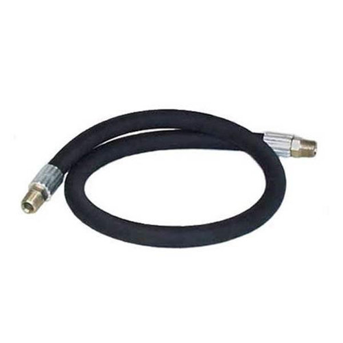 1/4" x 30" 1-Wire Hydraulic Hose Assembly Solid & Swivel Fittings 3,000 Max PSI