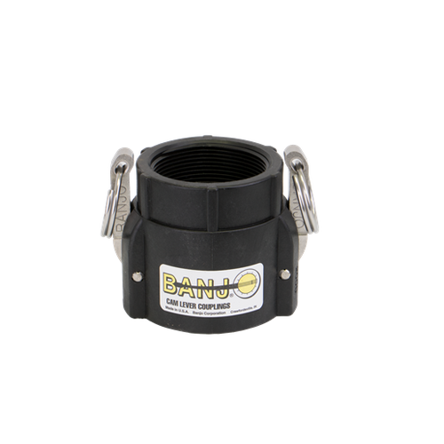 Banjo Poly Cam Lever Coupling 2" Female Coupler x 2" Female Thread