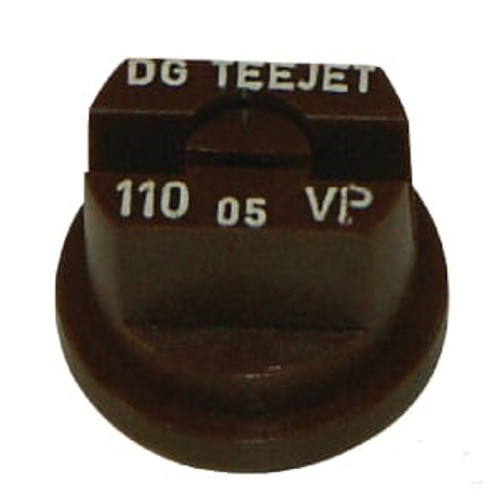 TeeJet Drift Guard Flat Spray Tips Brown 110° Polymer Visiflo
