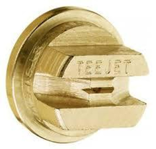 TeeJet Brass Flat Fan Spray Tip 80° Rated 0.067 GPM @ 40 PSI
