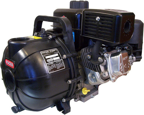 Pacer 2" Transfer Poly Pump 6.5 HP XR Pro Series 950 Briggs Engine 195 GPM