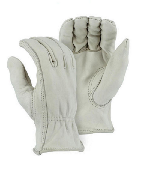 Big Time Products 92273-23 True Grip Cotton Jersey Work Gloves, Brown, Men's,  Large, 3-Pk.