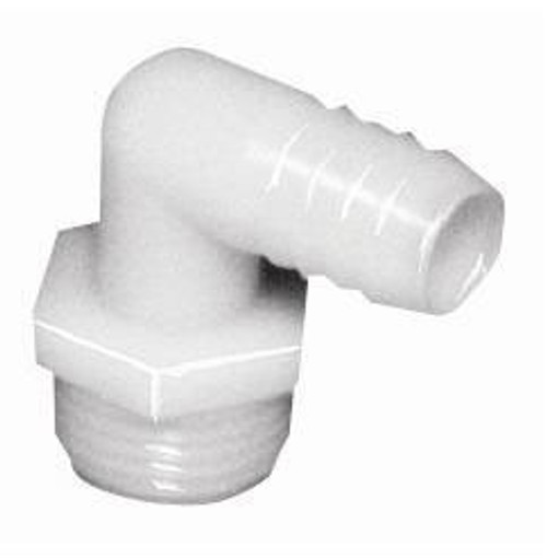 Hypro Male Nylon Hose Elbow With 1/2" MPT & 3/8" Barb