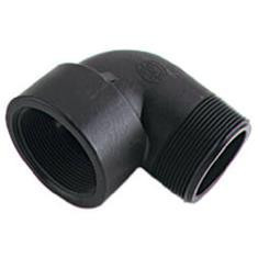 Banjo 1/2" FPT 1/2" MPT 90° Street Elbow Polypropylene