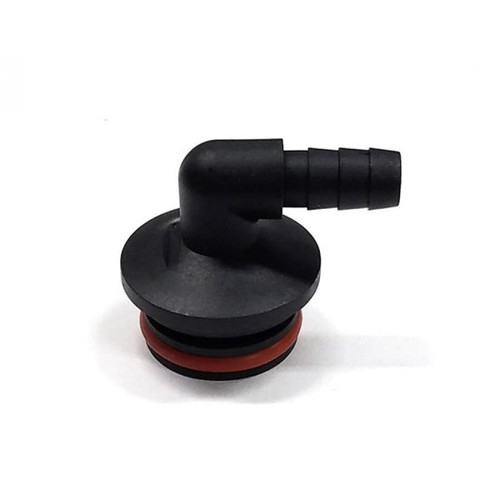 3/8" 90 Deg Hose Shank w/Oring &